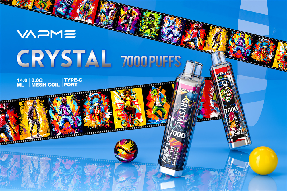 Todos os sabores VapMe Crystal 7000 Puffs Preço de atacado