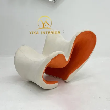 Nordic Creative Love Fiberglass Living Room Chair