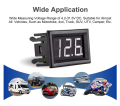 DC4.2-31V Automotive Digital Voltmeter Gauge-Volt Meter