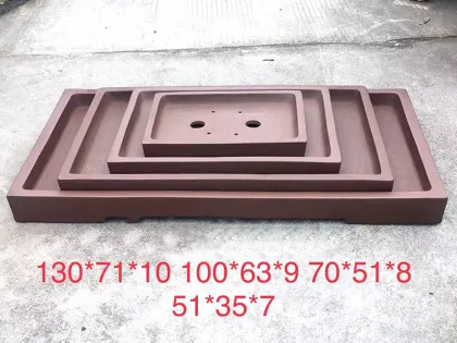 7 Inch Thin Shohin Bonsai Pot