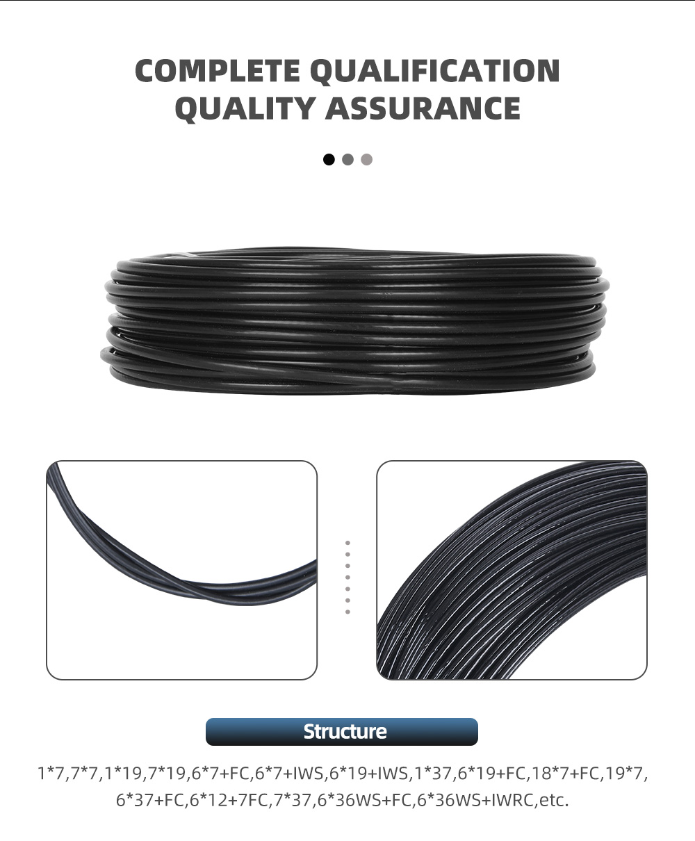 Pvc Coated Wire Rope Black 02