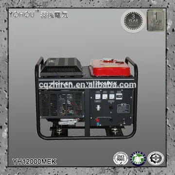 AC 1 phase output type permanent magnet Kohler gasoline generator 10kw