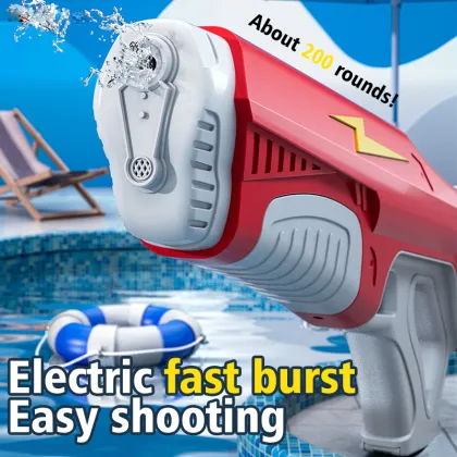 High-Capacity Automatic Water Blaster Gun for Outdoor Games and Parties