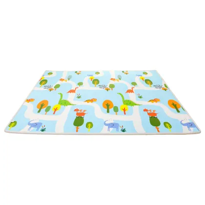 Custom Double-Sided Printed Waterproof Roll Mat, 2CM Thick: Ideal for Toddlers' Indoor Home Use