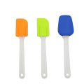 BPA Free 3-Piece Silicone Scraper Espátula para hornear