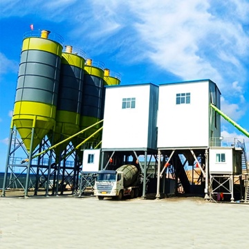 Automatic concrete batching plant for precast concrete