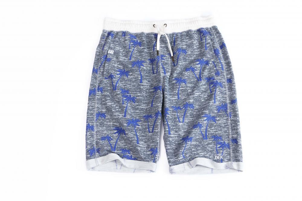 Men's knit printed shorts