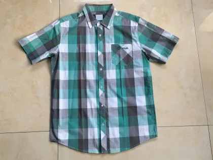 Short Sleeve Plaid Shirt