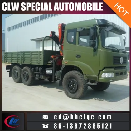 6ton Knuckle Crane 6X6 Military Dongfeng Crane Truck