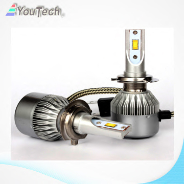 C6 new cars auto COB LED headlight H4