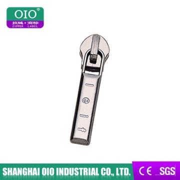 Faster leadtime for zipper sliders zinc alloy metal zipper slider with pull logo zipper slider for garments & handbags