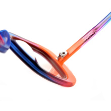 Lamination Acetate Frame For Woman Oval Lamination Acetate Glasses Factory