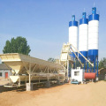 Mini advanced 50m3h bucket type concrete batching plant