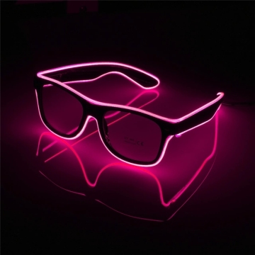 Flashing LED Glasses - EL Wire Glow Sunglasses for Parties and Festivals