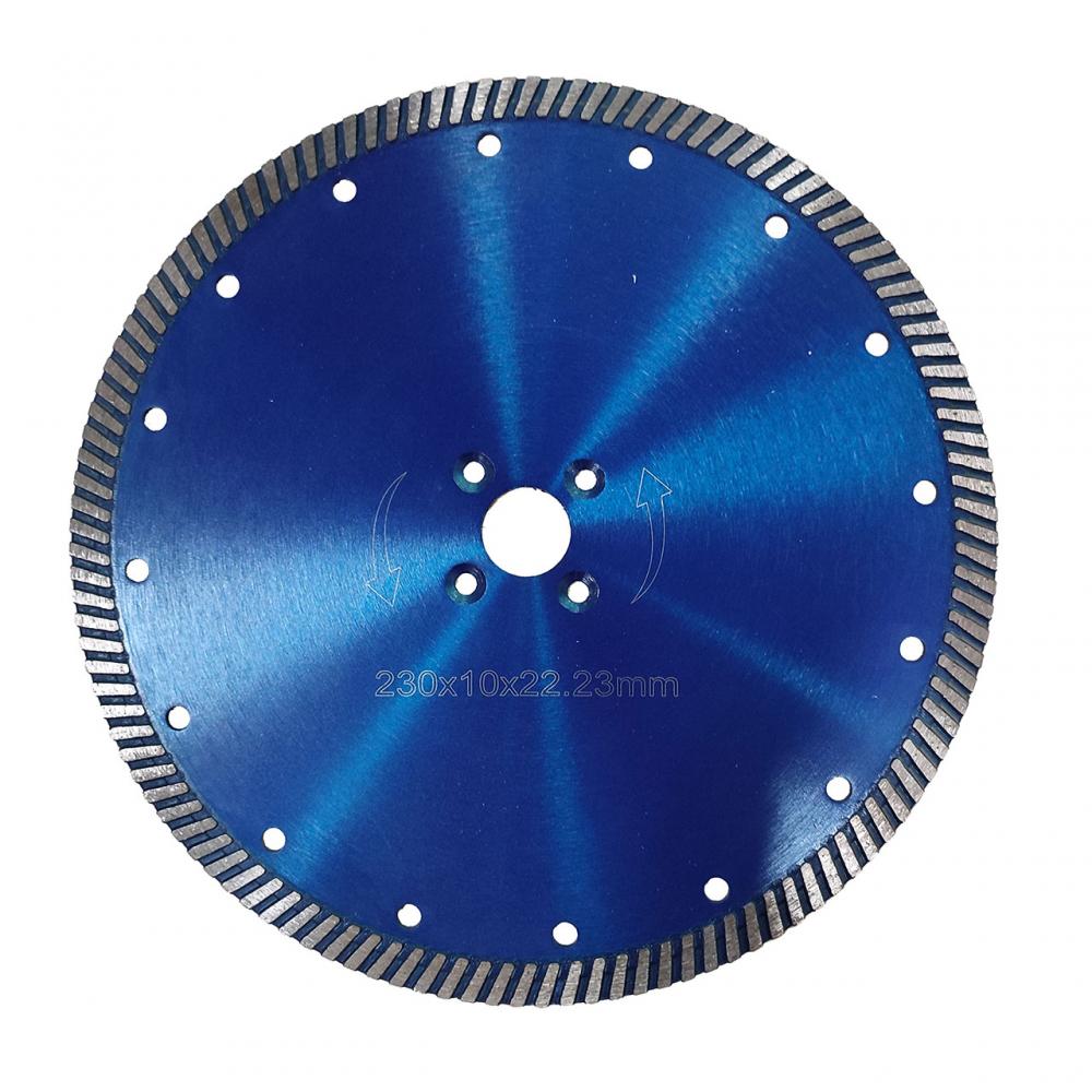 Hoja de sierra circular de 9 "230 mm para corte de mármol