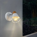 LED 전구 단순 스타일 디자인 흰색 벽 램프