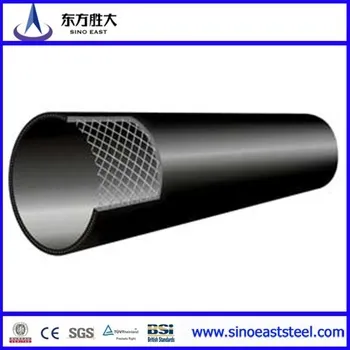 Steel wire reinforced PE composite pipe