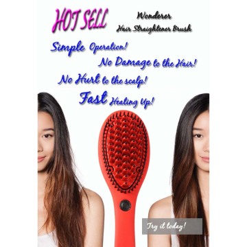 Hairbrush Straightener Handy Design