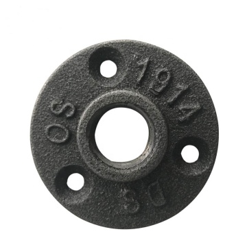 High Quality Black Galvanized Cast Iron Floor Flange