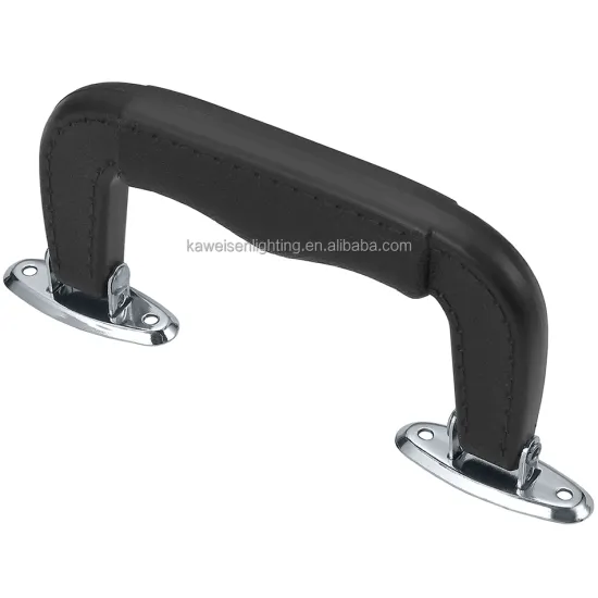 Black Plastic Suitcase Handle with Metal Clip for Musical Instrument Cases - Suitable for Guitar, Music Cases, and Luggage