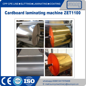 Gold silver paperboard coating machine