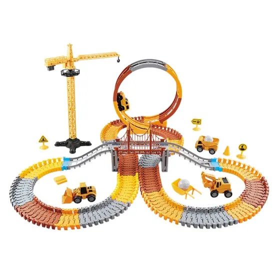 DIY Electric Construction Race Tracks: A Fun Engineering Toy for Kids