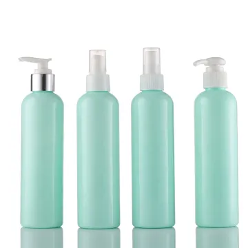 200ml 250ml empty plastic Pet blue plant Shampoo Conditioner body lotion Bottles