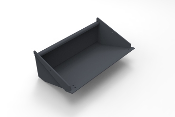 Mini skid skid sterzo e secchio per pacciame