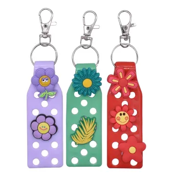 Cartoon Soft Rubber DIY Ornaments Keychain PVC Soft Rubber Doll Keychain Pendant" 

However, for better SEO and readability, consider shortening it to:

"PVC Soft Rubber Doll Keychain Pendant