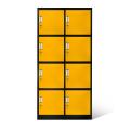 Colorido 8 Puertas Metal Sports Gym Lockers