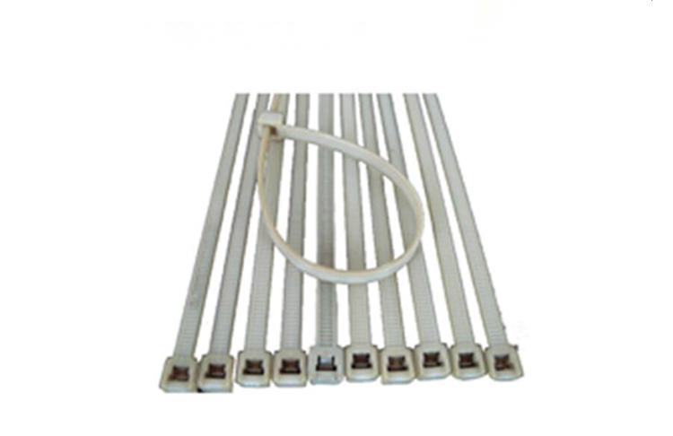 PEEK cable ties used in the aerospace industry