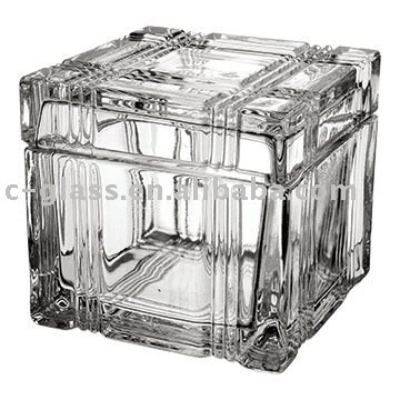 Hand Made Square Candy Jars Sale With Lid
