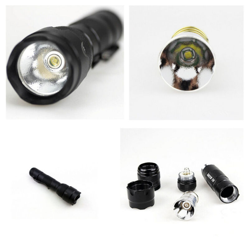 Five Modes 502b T6 U2 Q5 LED Flashlights Torches 180lm 1200lm LED Ultrafire Torch