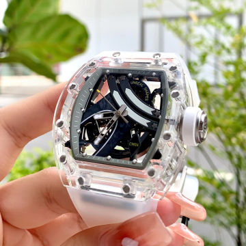 Siri Crystal Fantasy: Jam Tangan Mekanikal Mewah Menampilkan Reka Bentuk Tourbillon dan Pergerakan Mekanikal Terlihat