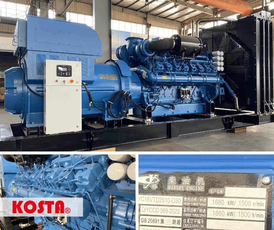 High Voltage Diesel Generator Kosta Tuya