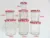 50ml, 100ml, 150ml, 200ml, 250ml, 380ml clear glass octagon jars with metal cups