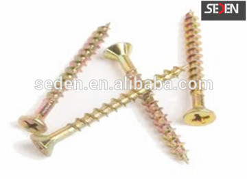 Zinc Plated Din 7505 Double Countersunk Head Chipboard Screw