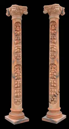 Roman Column,Stone Column,Carved Column