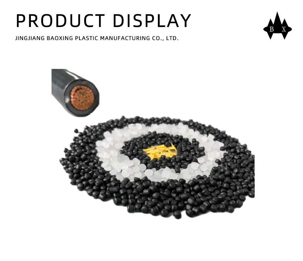 Carbon Black PVC Granules for High-Voltage Cable Sheath X