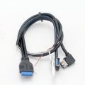 duplo USB3.0 para o cabo defletor USB
