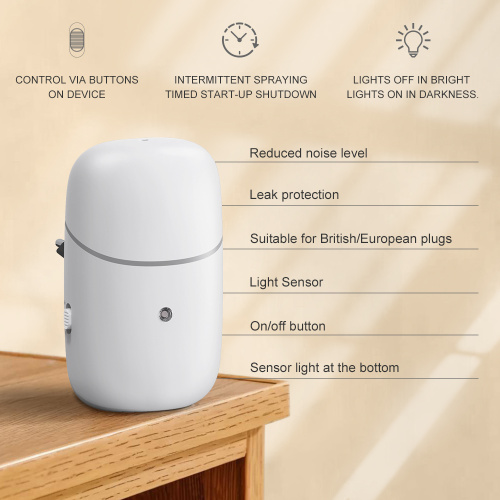 Waterless Essential Oil Diffuser Plug in Oil Diffuser for Wall Outlet