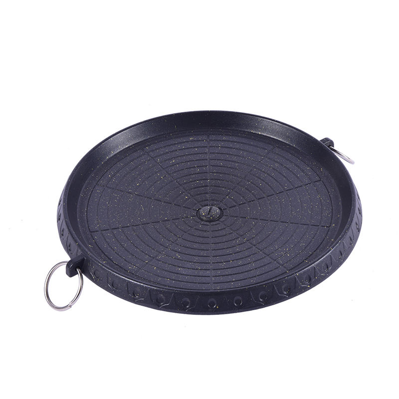 Lapotopoto spiness steel steateppible bbq grill pan