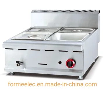 Kitchen Equipments Combination Oven Desktop Gas Bain Marie Counter Top Gas Bain Marie
