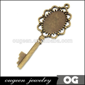 Nickel free lead free Zinc alloy Decoration Key costume jewelry factory direct