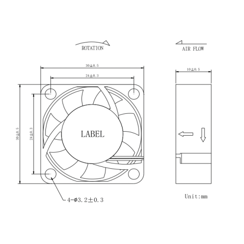 80x25 DC DC DC Fan A9 Hobbys