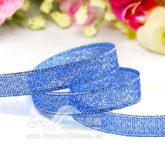 Metallic Fabric Ribbon