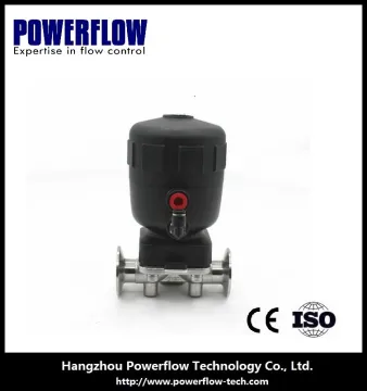 Sanitary stainless steel pneumatic membrane valve clamp type