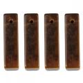 Rectangle Tiger Eye Pendant for DIY Making Jewelry Necklace Earrings 6X6X25MM Cuboid Stone Beads