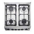 Durable 4-burner gas stove with oven