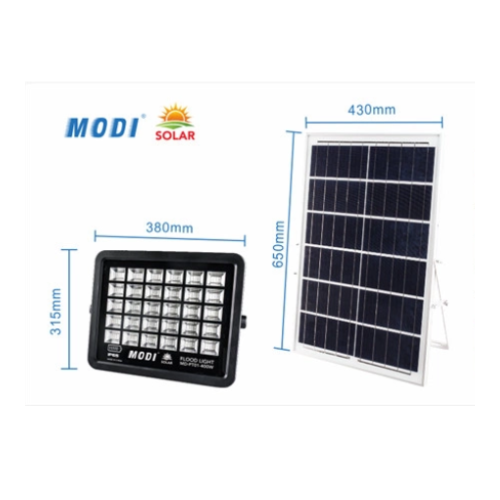 Projecteurs solaires noirs 2000Lm 400W